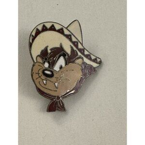 Warner Bros Taz Tasmanian Devil Pin Sombrero PD1